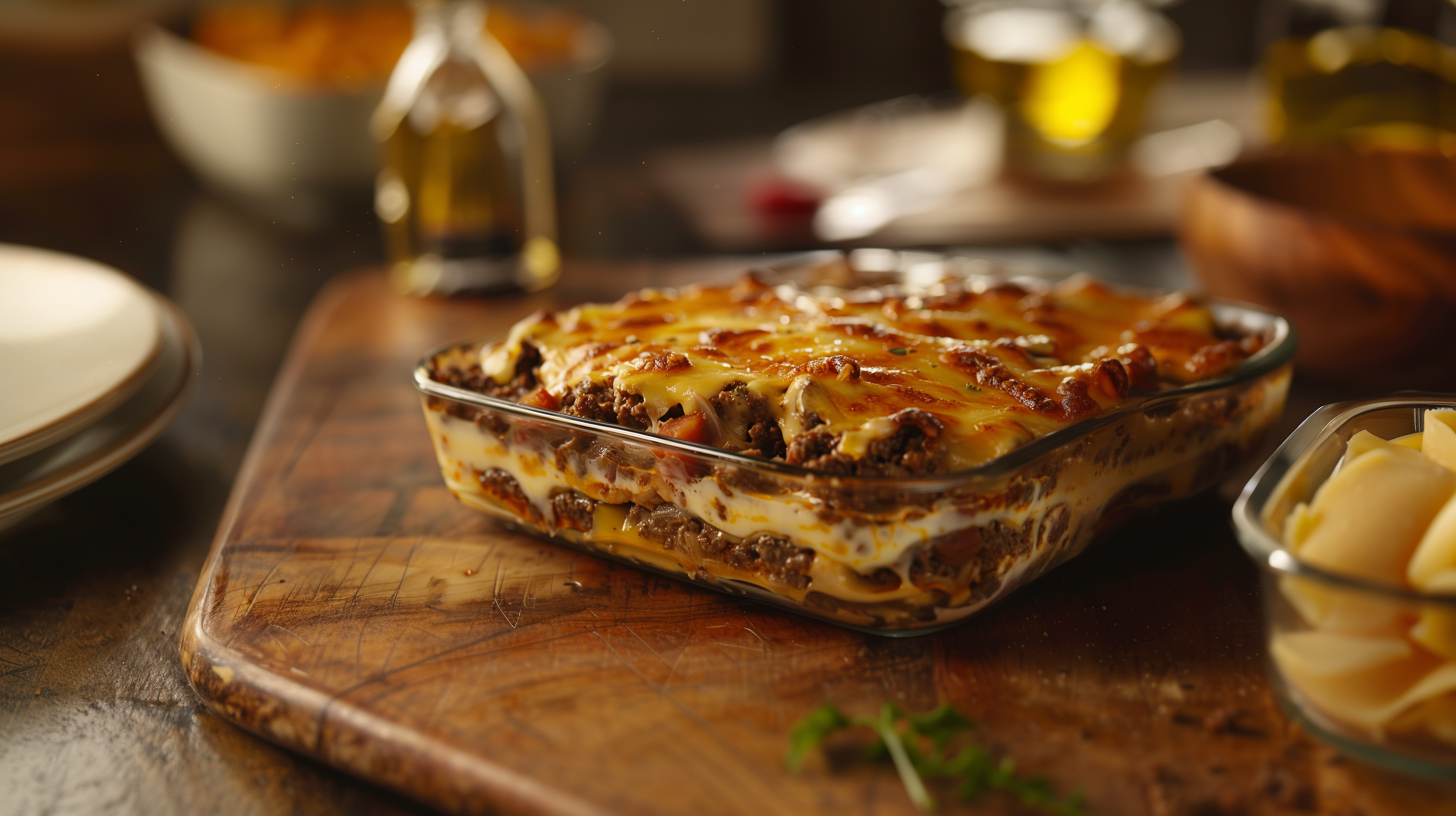 Carnivore Philly Cheesesteak Casserole