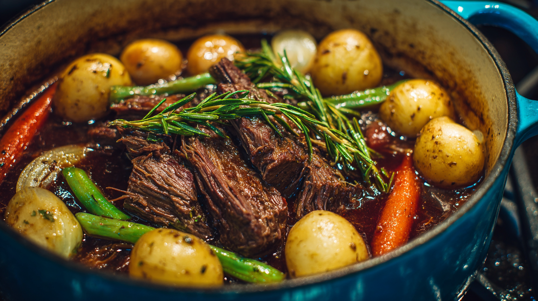 Loaded Keto Crock Pot Mississippi Pot Roast (Packet-Free, Ultra Comfort Food)