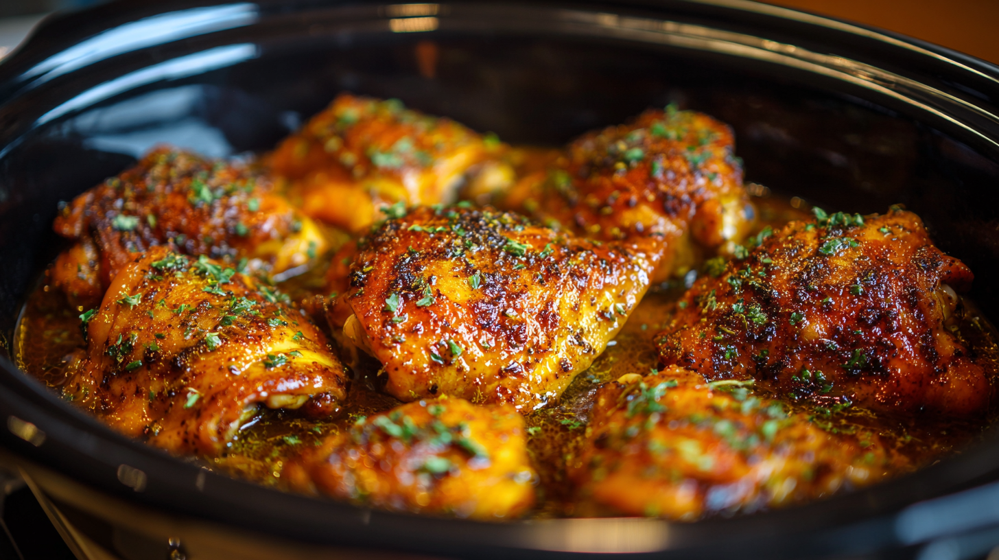 The Ultimate Keto Crock-Pot Dump Meal: Autumn Chicken Thighs