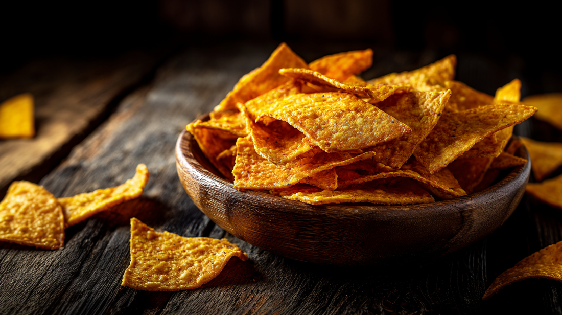 Keto Dorito-Style Cheese Chips (Ultra-Crispy, Oven-Baked)