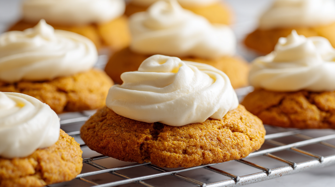 Keto Cottage Cheese Pumpkin Cookies (Soft &amp; Crumbl-Style)
