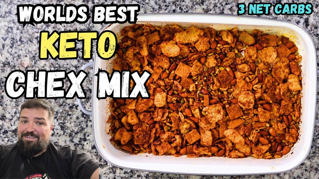 Bold Keto Chex Mix: The "Million-Dollar" Game-Day Crunch