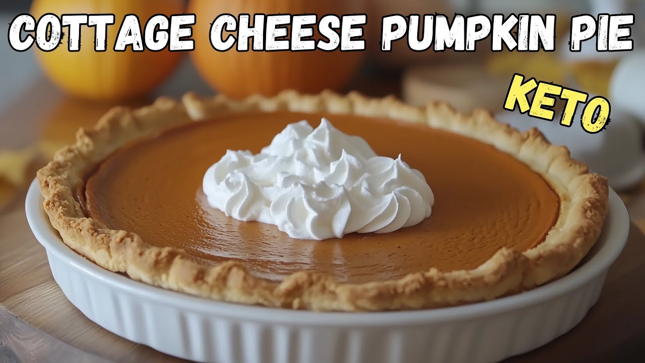 Keto Cottage Cheese Pumpkin Pie: The "Million-Dollar" Holiday Showstopper
