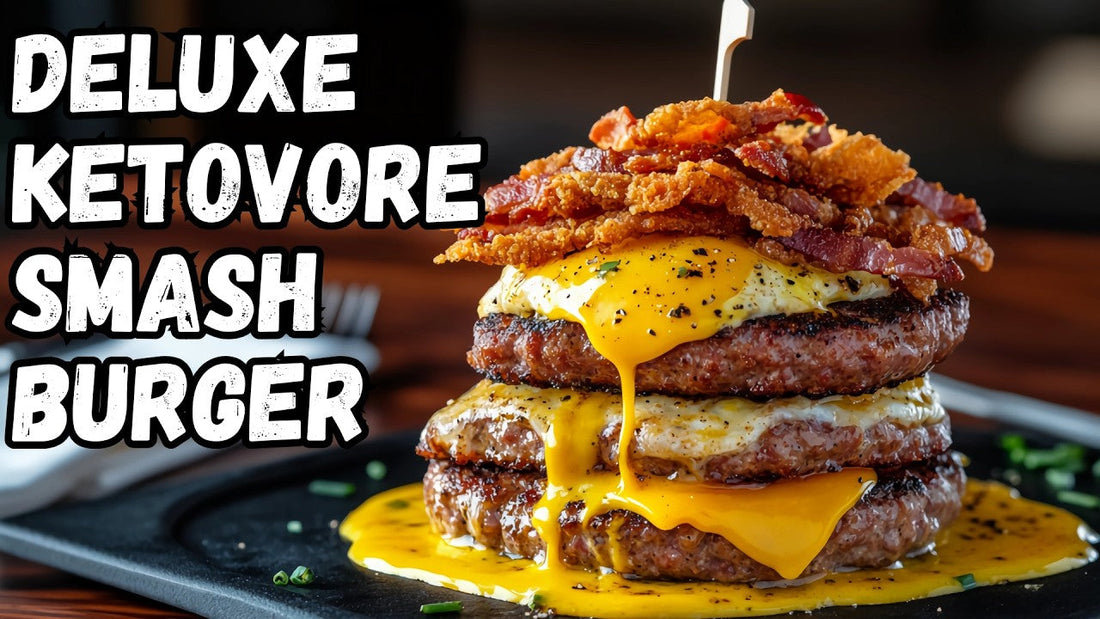 Deluxe Ketovore Breakfast Smash Burgers: The "Million-Dollar" Carnivore Stack