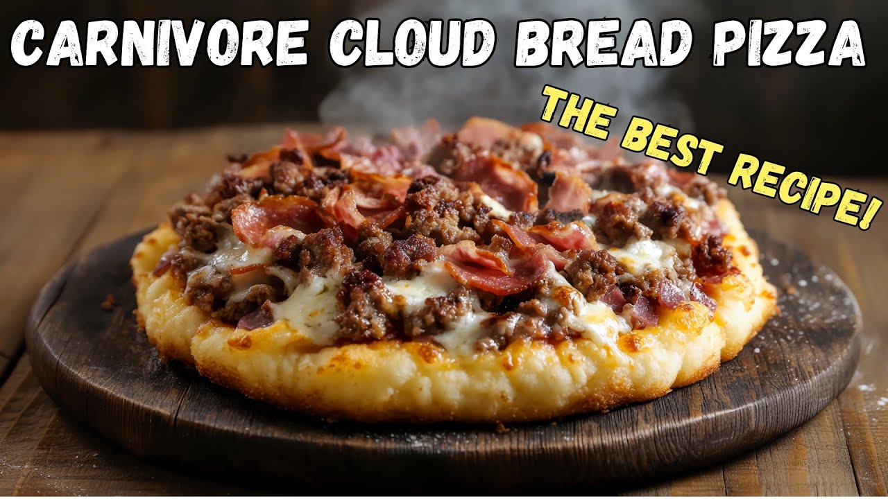 Carnivore Cloud Bread Pizza: The "Million-Dollar" Zero-Carb Masterpiece