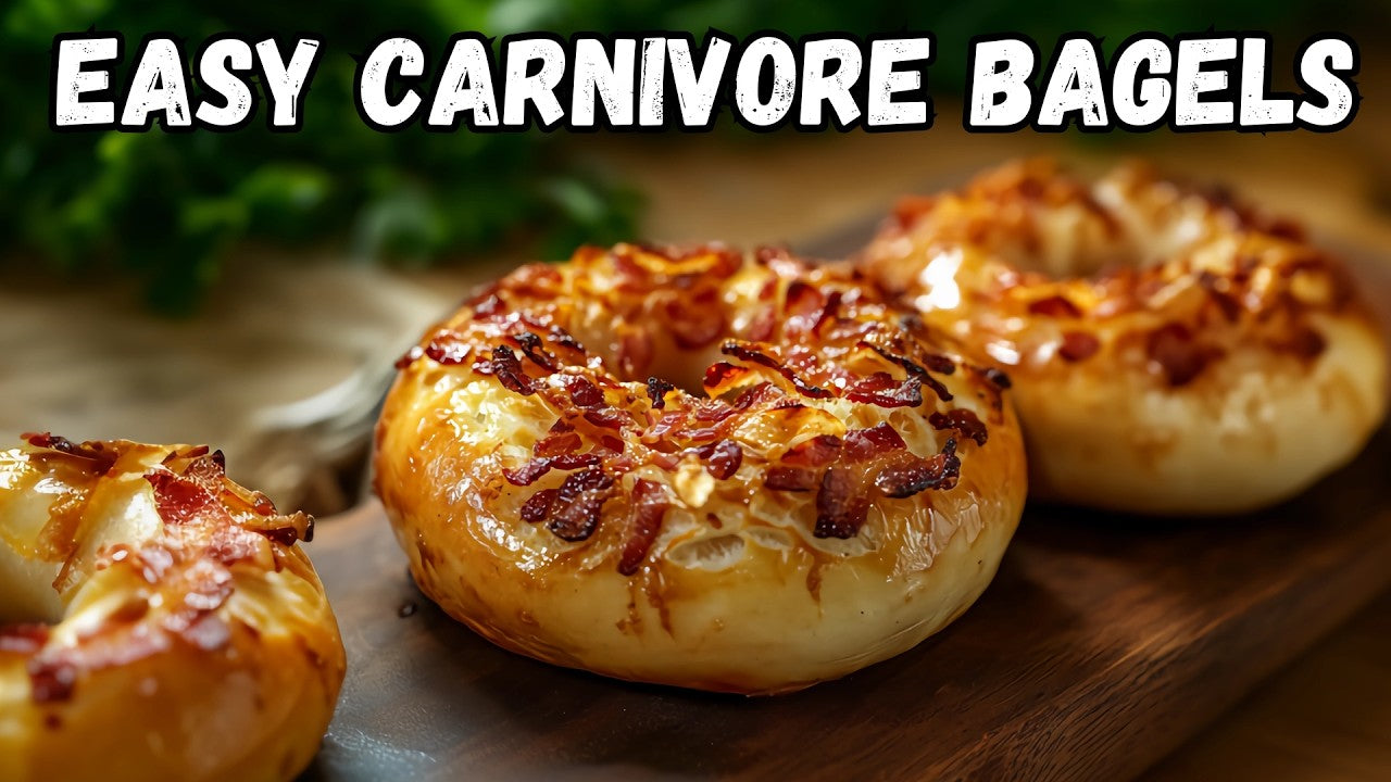 The Ultimate Carnivore Bagel: The "Million-Dollar" Bacon-Topped Ring