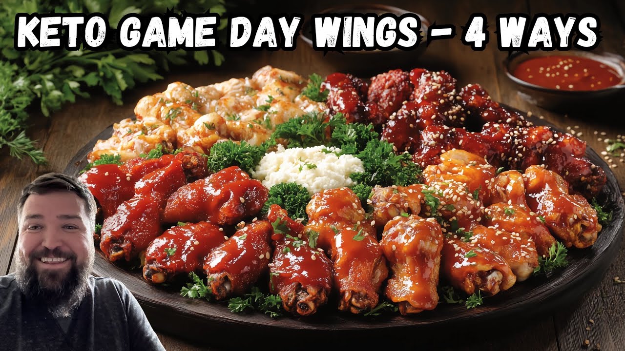 4 Epic Keto Chicken Wing Recipes: The "Million-Dollar" Game Day Spread