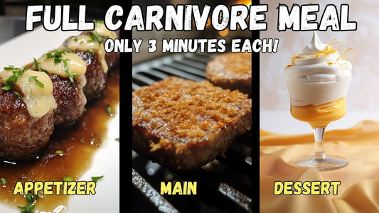 The 3-3-3 Carnivore Feast: A Full 3-Course Meal in Minutes