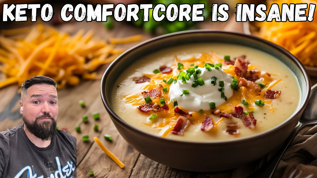 Keto "Potato" Soup: The "Million-Dollar" Comfort Bowl