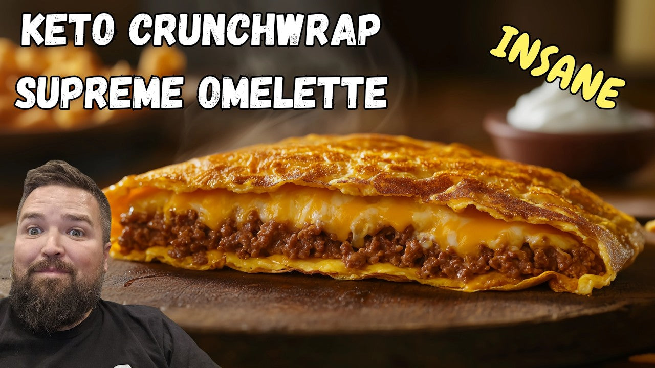 The Ultimate Ketovore Omelet: The "Million-Dollar" Crunch Wrap Remake