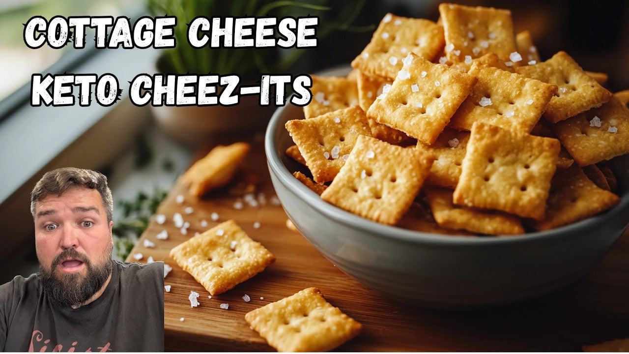 Bulletproof Keto Cottage Cheese Cheez-Its: The "Million-Dollar" Snap