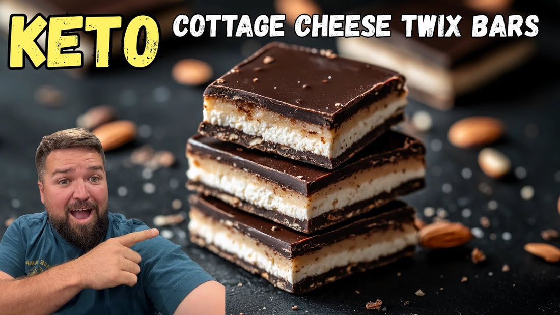 5-Ingredient Keto Twix: The "Million-Dollar" Protein Candy Bar Remake