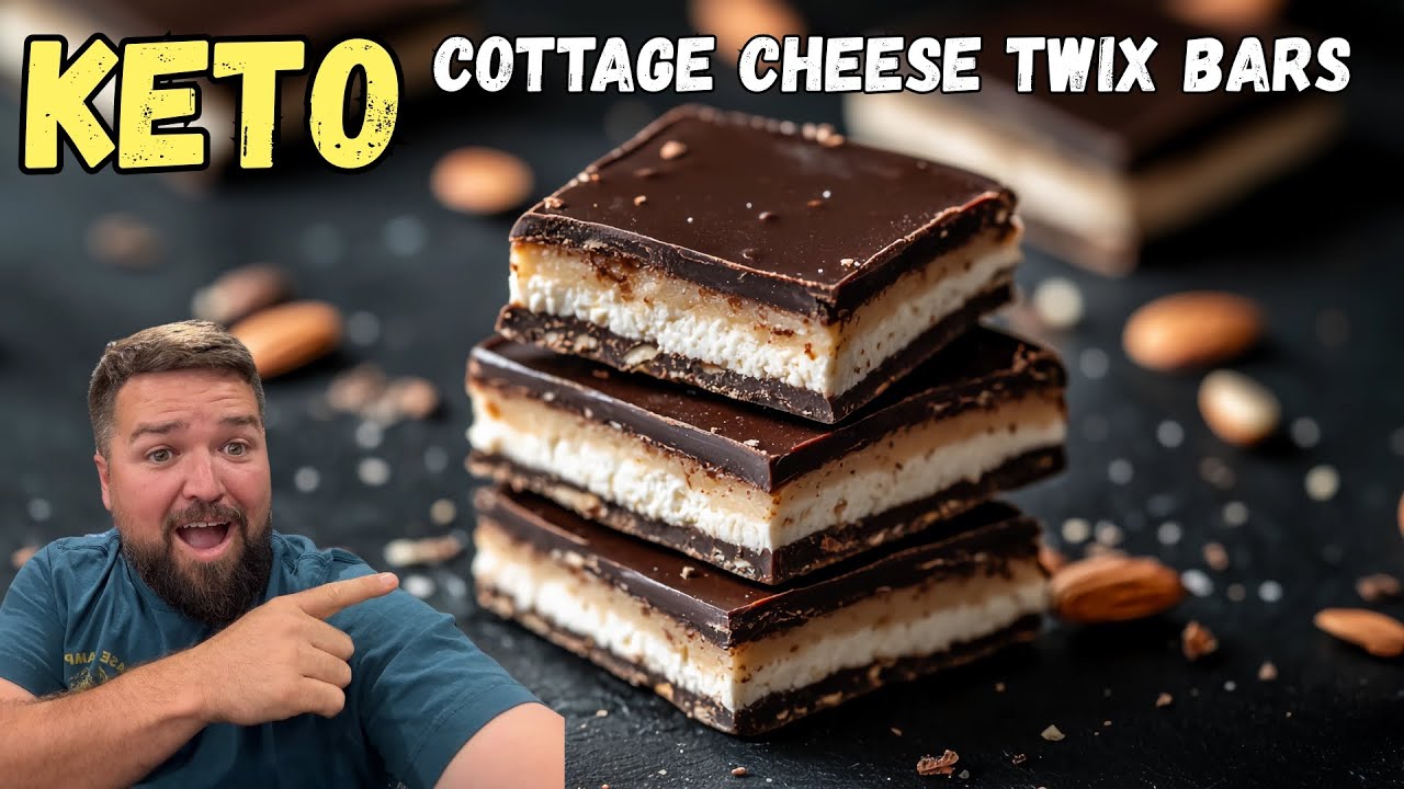 5-Ingredient Keto Twix: The "Million-Dollar" Protein Candy Bar Remake