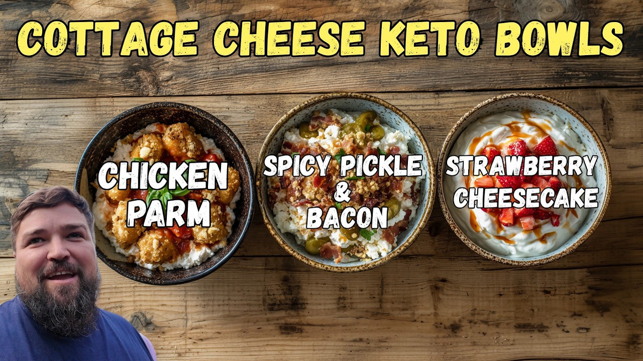 3 Viral Cottage Cheese Keto Bowls: The "Million-Dollar" Protein Trifecta