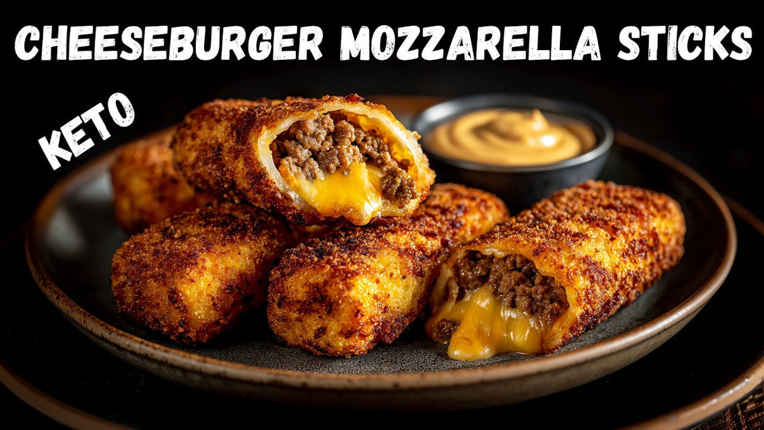 Keto Cheeseburger Mozzarella Sticks: The "Million-Dollar" Viral Hybrid