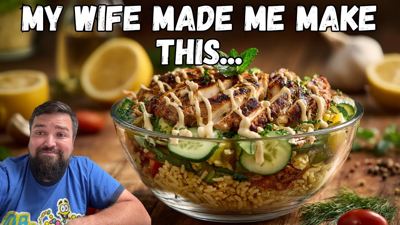 Chicken Shawarma Crispy Rice Salad: The "Million-Dollar" Layered Bowl