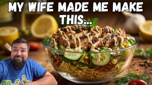 Chicken Shawarma Crispy Rice Salad: The "Million-Dollar" Layered Bowl