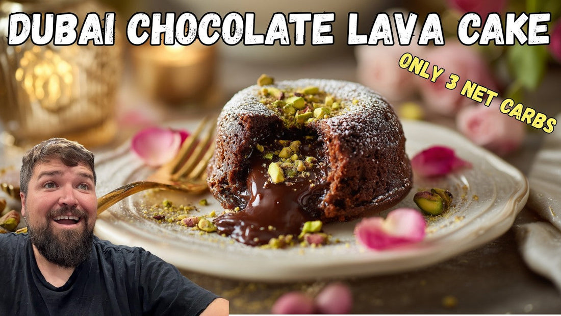 Dubai-Style Pistachio &amp; Chocolate Lava Cakes: The "Million-Dollar" Molten Fusion