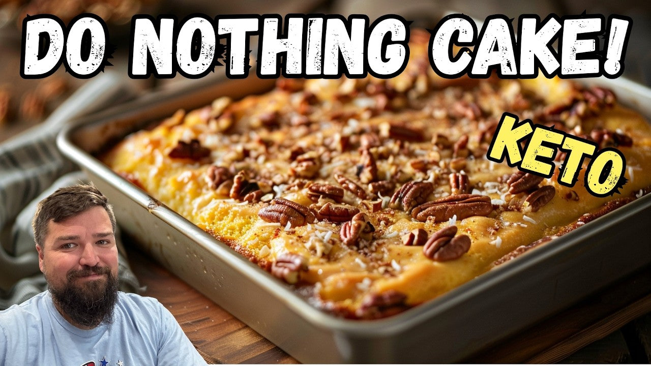 Keto Do Nothing Cake: The "Million-Dollar" Lazy Dessert Remake