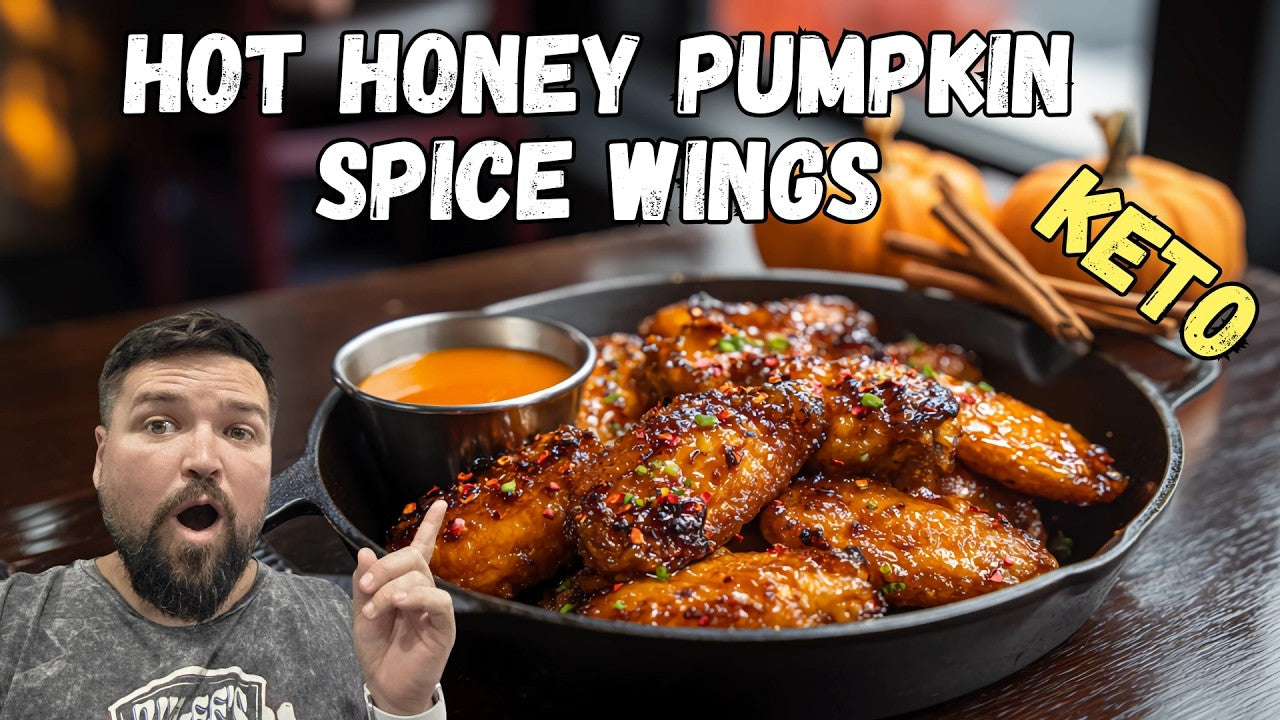 Keto Pumpkin Spice Hot Honey Wings: The "Million-Dollar" Fall Fusion