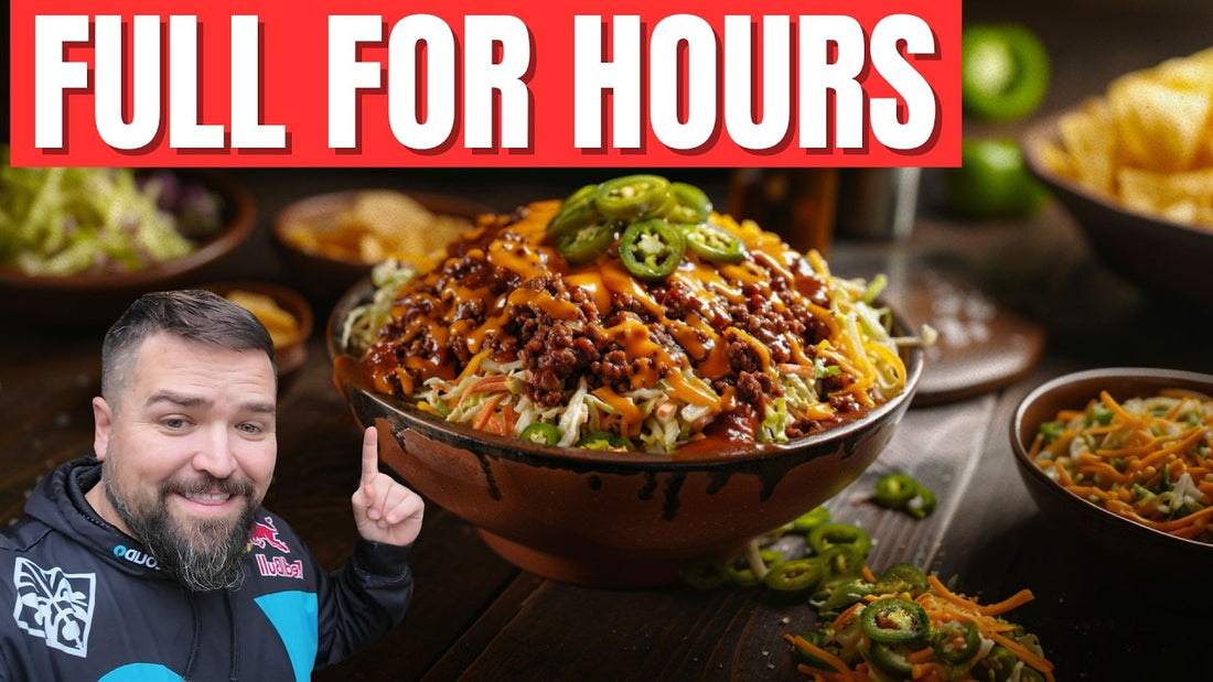 Keto No-Snack Taco Crunch Bowl: The "Satiety Engine"