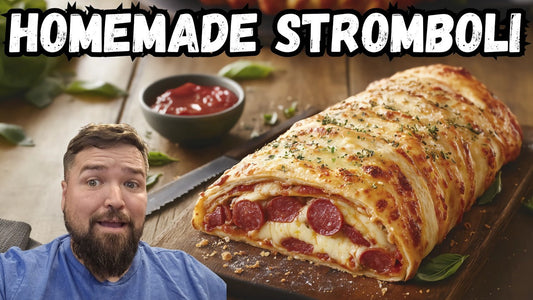 The Ultimate Homemade Italian Stromboli: A Meaty, Cheesy Masterpiece