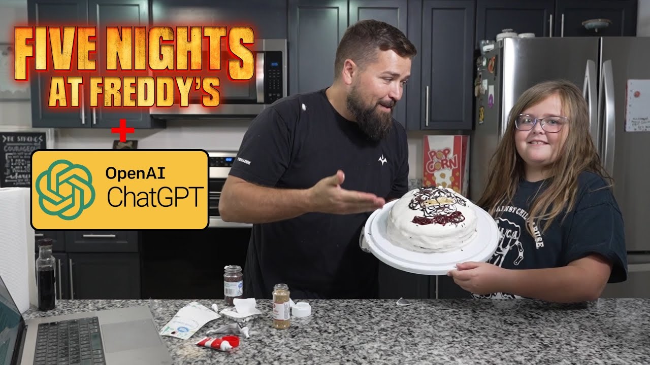 Freddy's Five Nights Delight: The Ultimate Spooky Chocolate Layer Cake