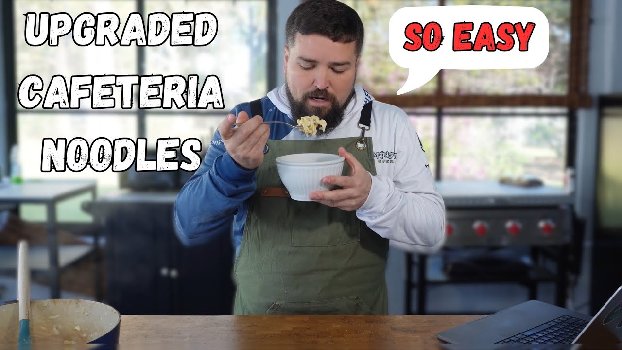 Elevated Cafeteria Noodles: The Ultimate "Dave's Way" Comfort Bowl