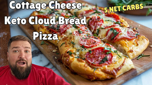 Cottage Cheese Keto Cloud Bread Pizza: The High-Protein "Cheesy Crust" Breakthrough