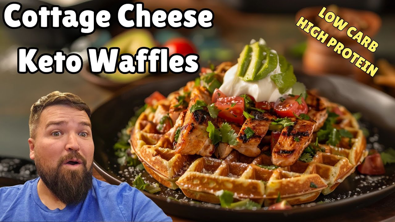 Cottage Cheese Keto Savory Waffles: The Ultimate High-Protein "Power Brunch"