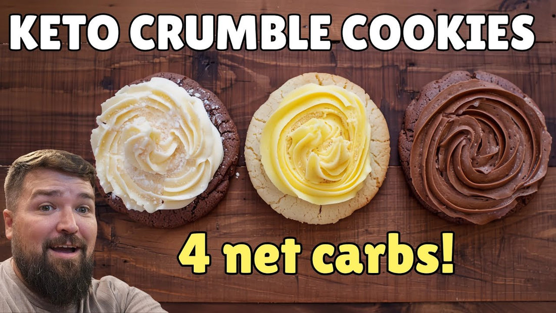Keto "Crumbl-Style" Cookies: The Ultimate High-Protein Triple Threat
