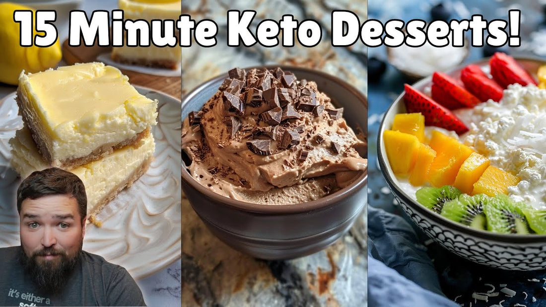 The Cottage Cheese Dessert Trilogy: High-Protein, Low-Carb Indulgence