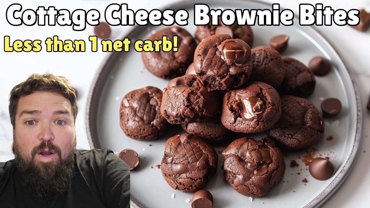 Cottage Cheese Keto Brownie Bites: The Ultimate "Guilt-Free" Protein Snack