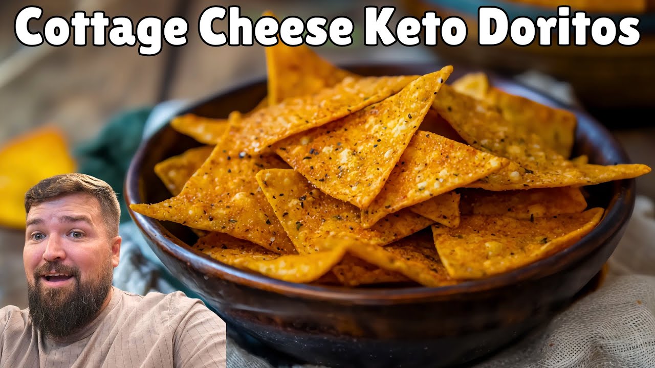 Keto "Doritos" with Cottage Cheese: The Ultimate High-Protein Nacho Crunch