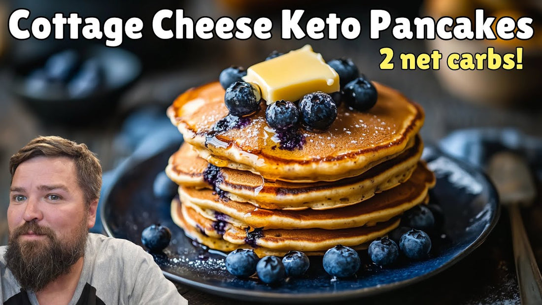 Cottage Cheese Keto Pancakes: The Ultimate "High-Rise" Protein Breakfast