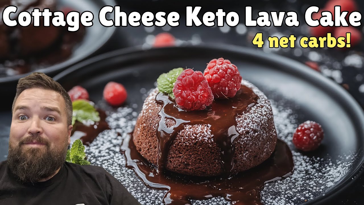 Keto Cottage Cheese Lava Cake: The Molten "Cheese-Bomb" Dessert