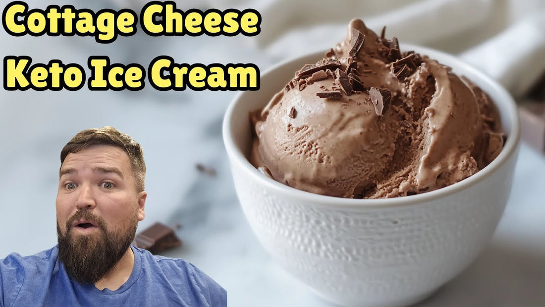 No-Churn Cottage Cheese Keto Ice Cream: The "Million-Dollar" Protein Scoop