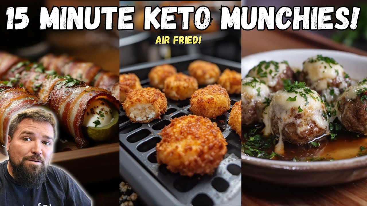 3 Viral Keto Air Fryer Hacks: The 15-Minute "Crunch" Series