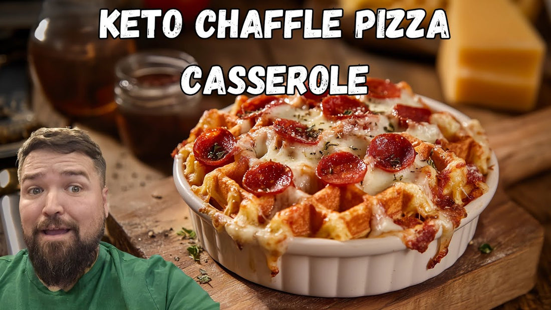 Keto Pizza Chaffle Casserole: The Ultimate "Deep-Dish" Low-Carb Comfort