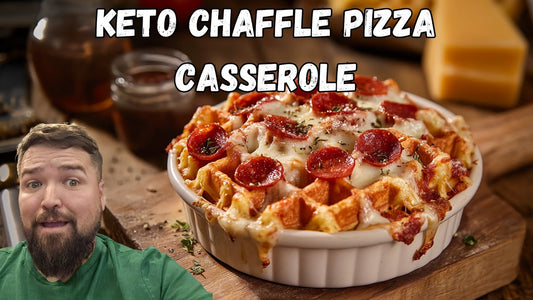 Keto Pizza Chaffle Casserole: The Ultimate "Deep-Dish" Low-Carb Comfort