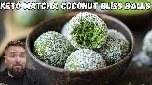 Keto Matcha Coconut Bliss Balls: The Ultimate Low-Carb "Clean Energy" Bite