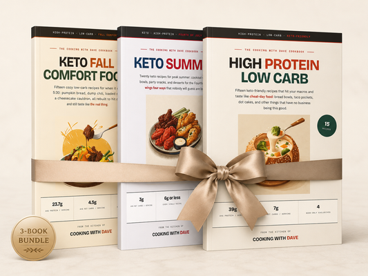 The Complete Cooking With Dave Digital Cookbook Bundle - All 3 Books