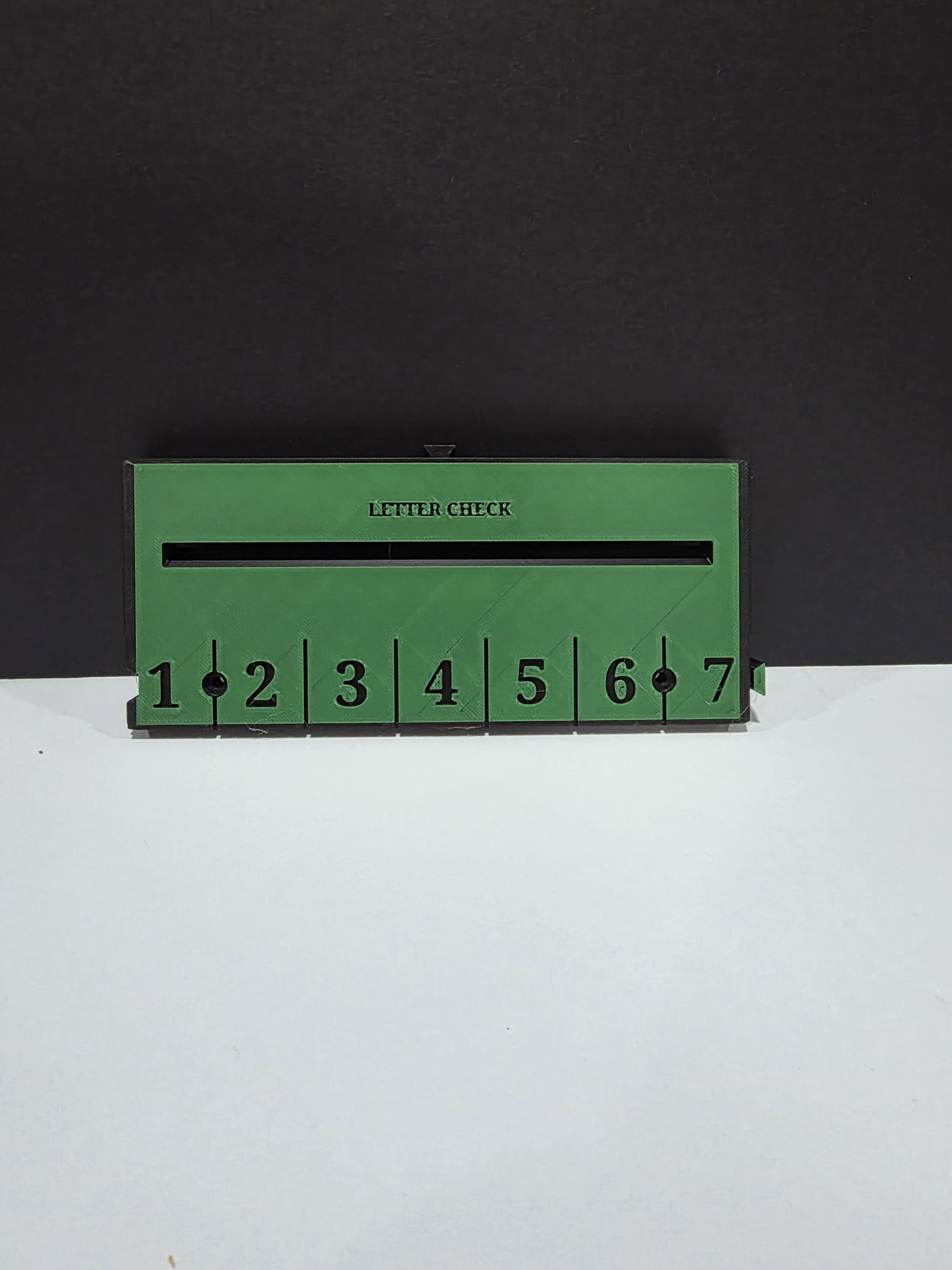 BoundBox™ Letter Check