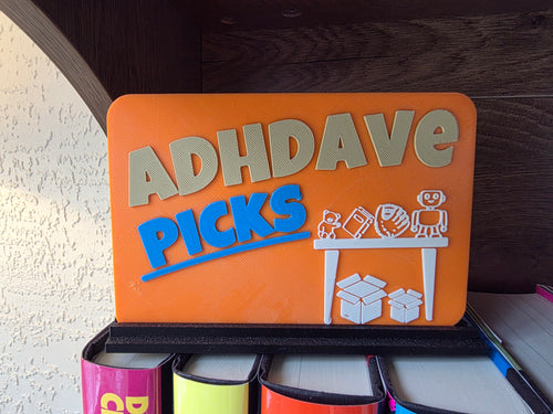 Adhdave picks sign / magnet