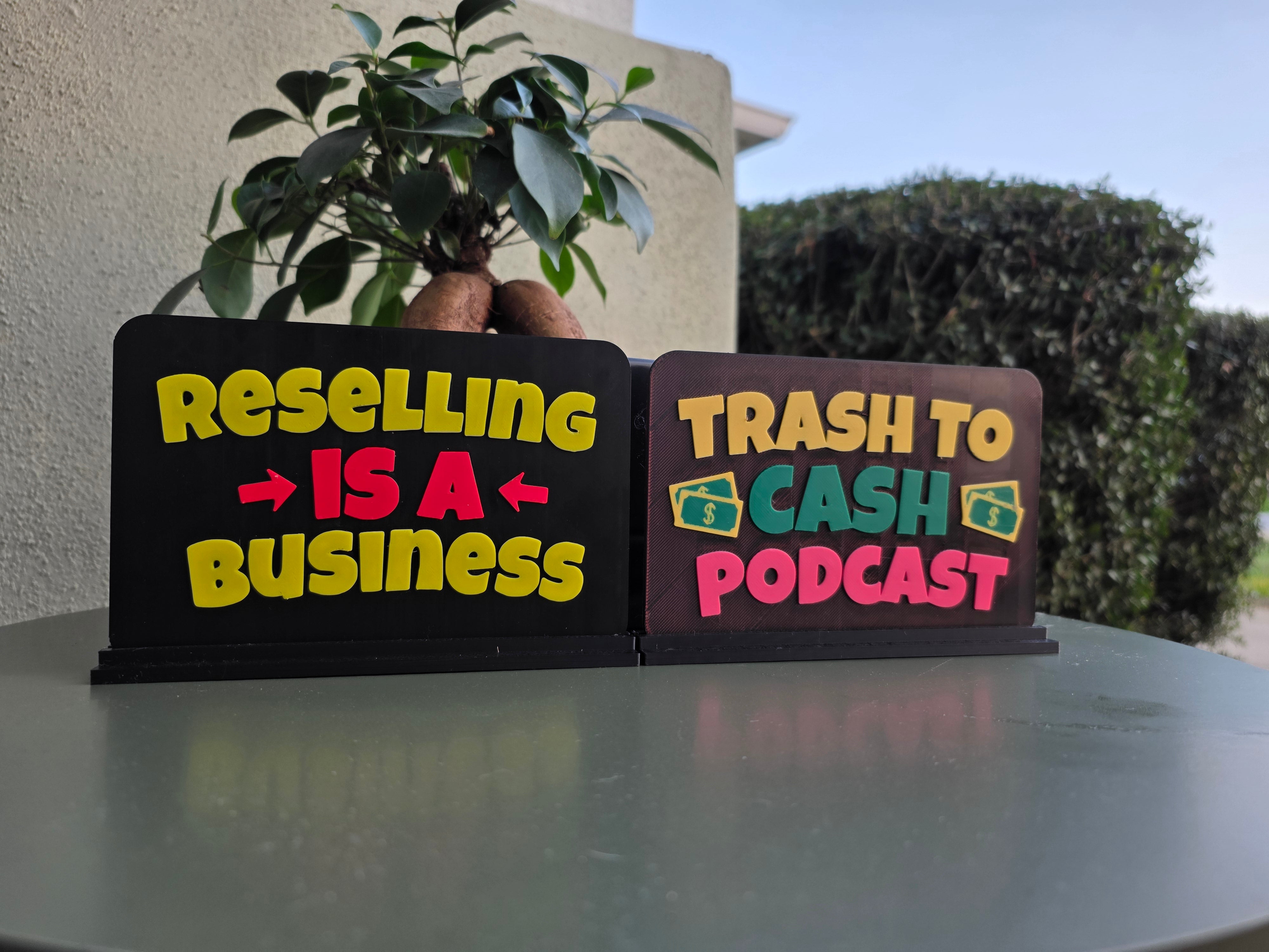 Reselling is a Business TTC sign bundle