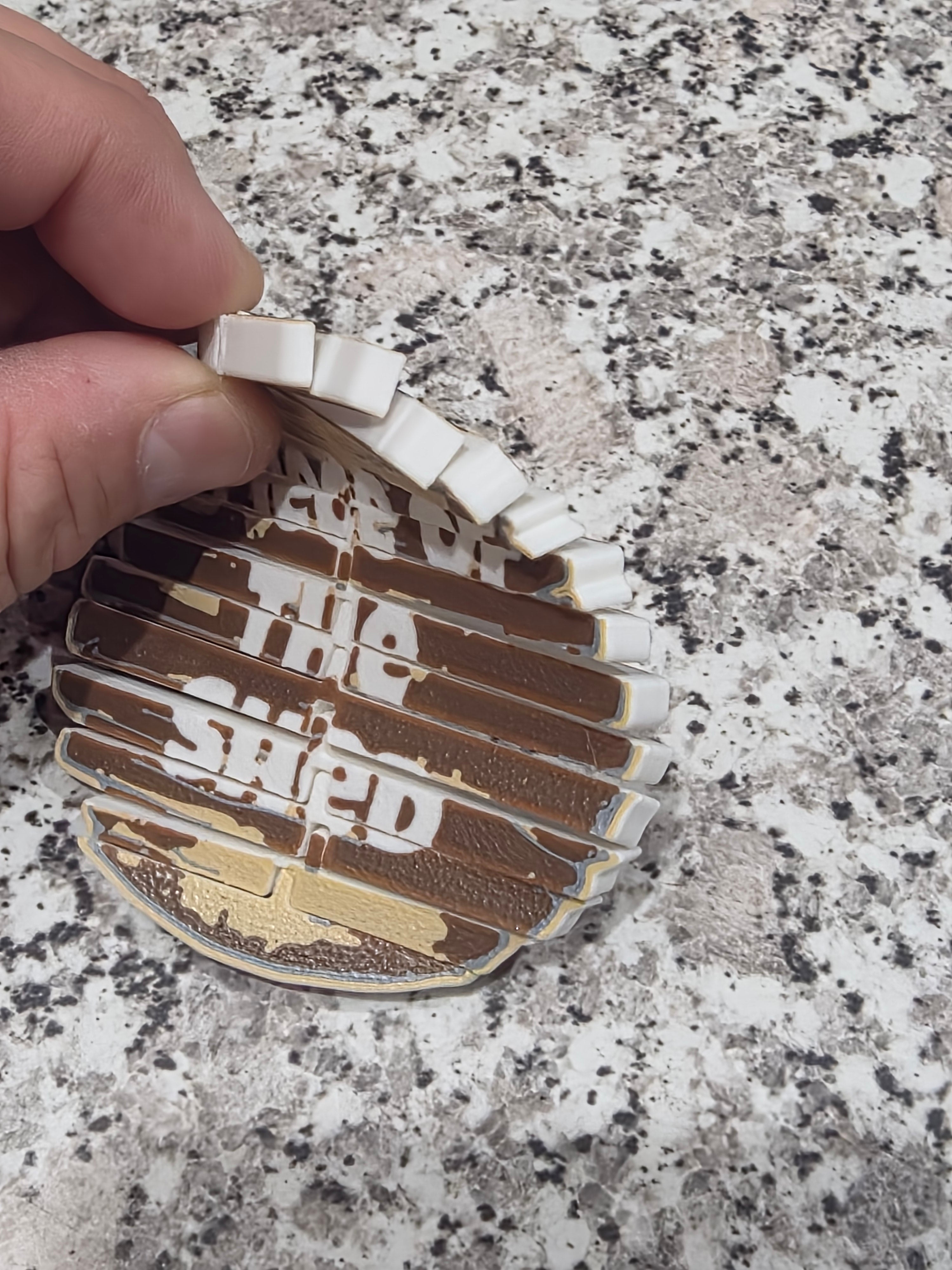 Piece of the shed fidget toy #kevinisaliarallegedly